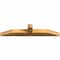 Ekena Millwork Portland Rough Sawn Timber Gable Bracket, Western Red Cedar, 48"W x 10"H x 4"D x 4"F, 5/12 Pitch GBW048X10X0404POR00RWR - alternate 5
